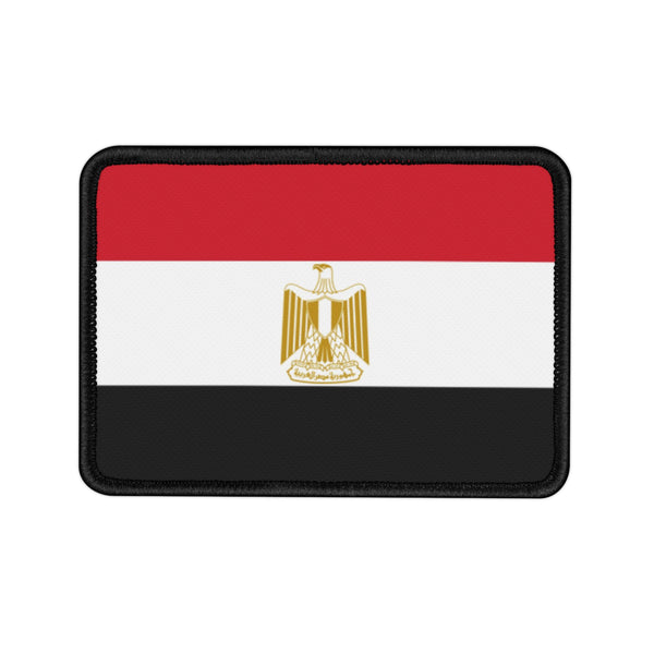 Flag Village Egypt Flag Embroidered Iron-On Patch