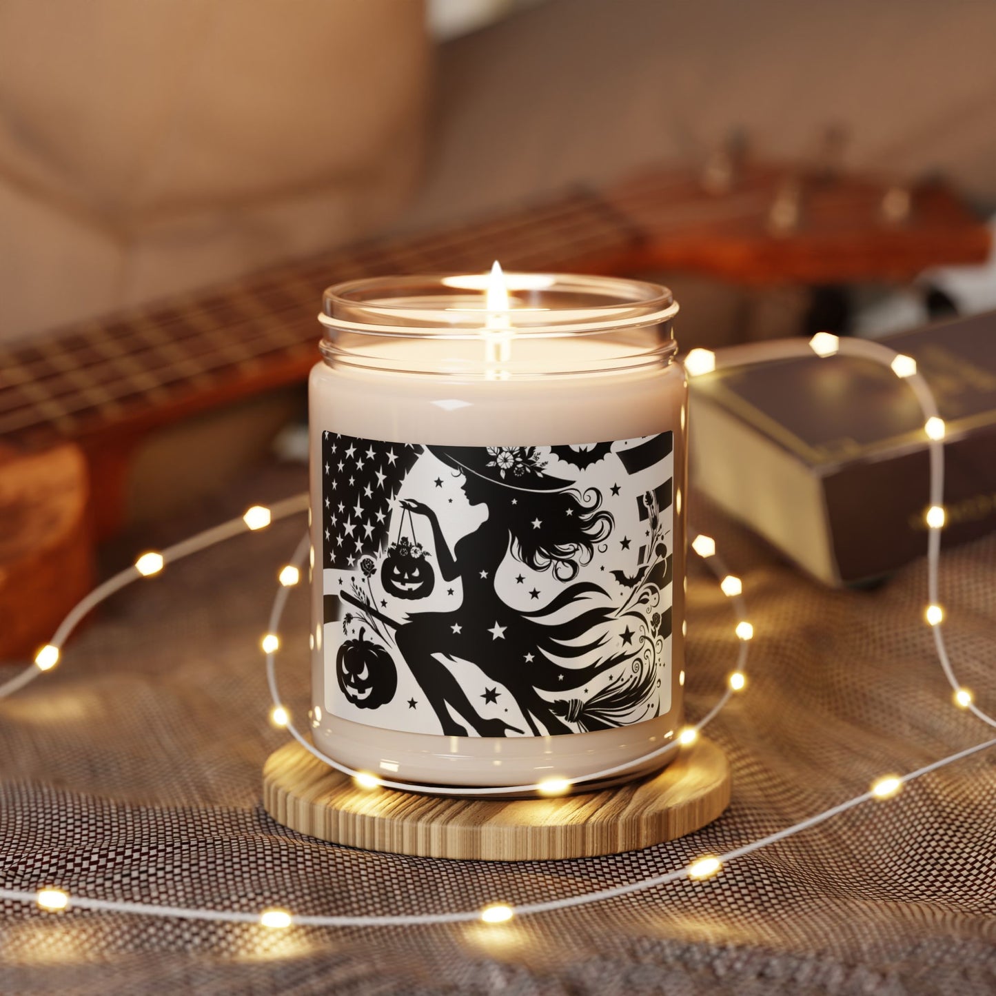 Flag Village Halloween Pretty Witch Scented Soy Candle, 9oz HW0022