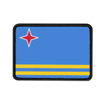 Flag Village Aruba Flag Embroidery Iron-On Patches