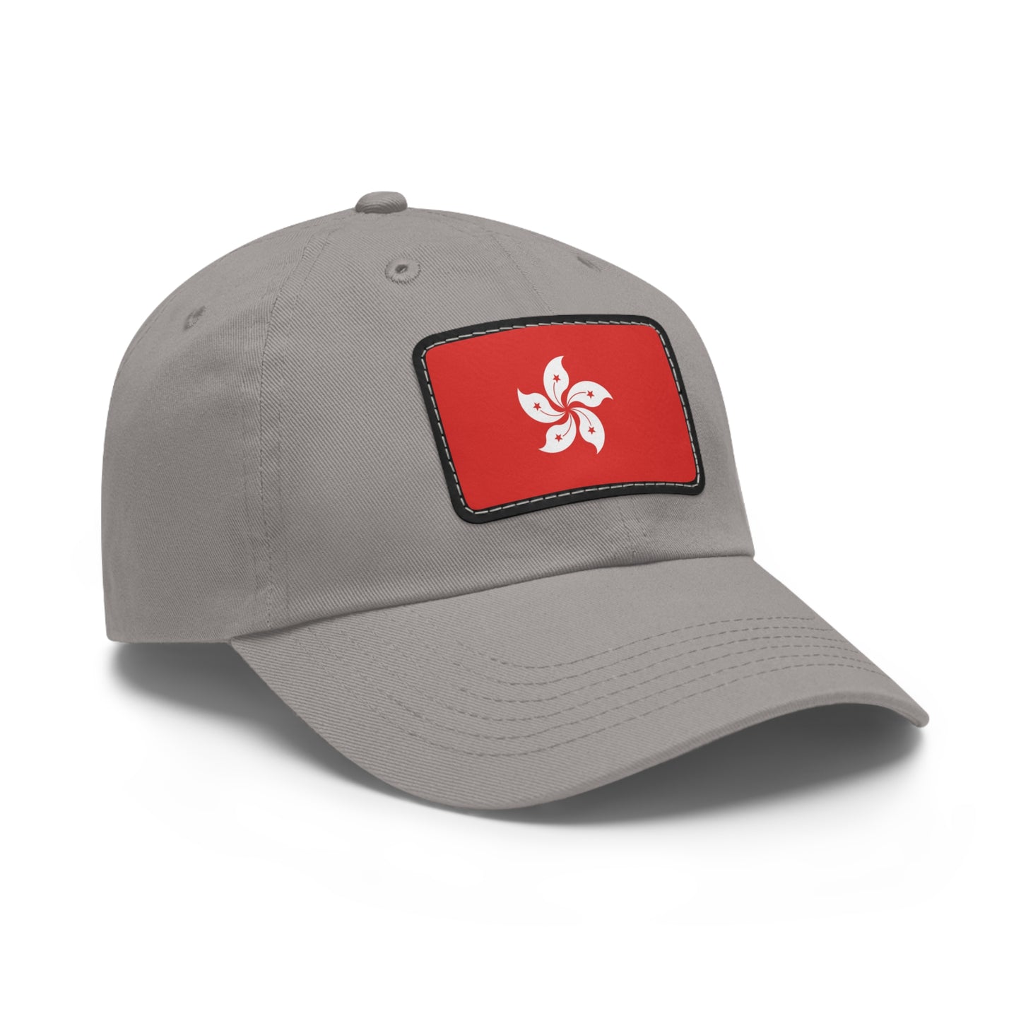 Flag Village Hong Kong Flag Hat Cap with Leather Patch