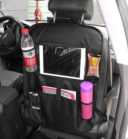 Flag Village Auto Tools Compatible with Apple, Car storage bag car seat back pocket bag car with IPAD bag 600D Oxford cloth