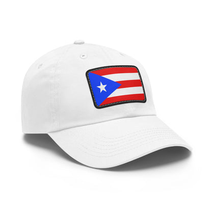 Flag Village USA Puerto Rico State Flag Hat Cap with Leather Patch