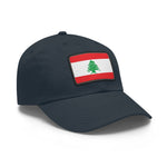 Flag Village Lebanon Flag Hat Cap with Leather Patch