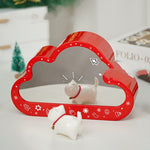 Flag Village Christma New Style Assembled Building Block Toys Cloud Night Lamp Decorative Mirrors Frame LED Table Lights Creative Desk Bedroom Handmade Birthday Gifts