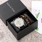 Flag Village Gift Box Set Men's Quartz Watch Bracelet Fashion