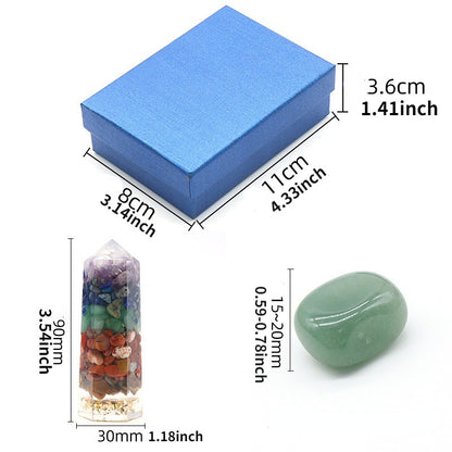 Flag Village Colorful Series Crystal Stone Gift Box