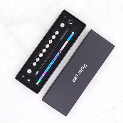 Flag Village Stress Reducer Relief Toys Gift Box funny black golden kits Fidget magnetic polar pen with stylus ball pen