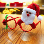 Flag Village Christmas glasses frame Christmas party supplies Christmas gifts Christmas decorations glasses Santa glasses