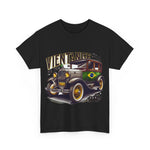 Flag Village Brazil Vintage Car Flag T-SHIRT Heavy Cotton Tee BRA0004