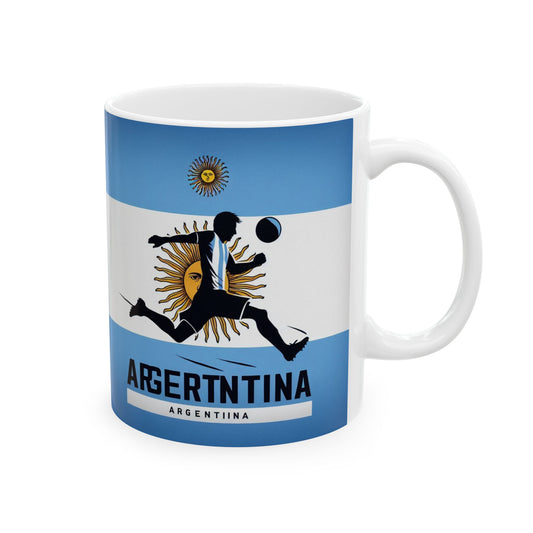 Flag Village ARGENTINA Sporting Flag Ceramic Coffee Mug 11oz FV-MG0211