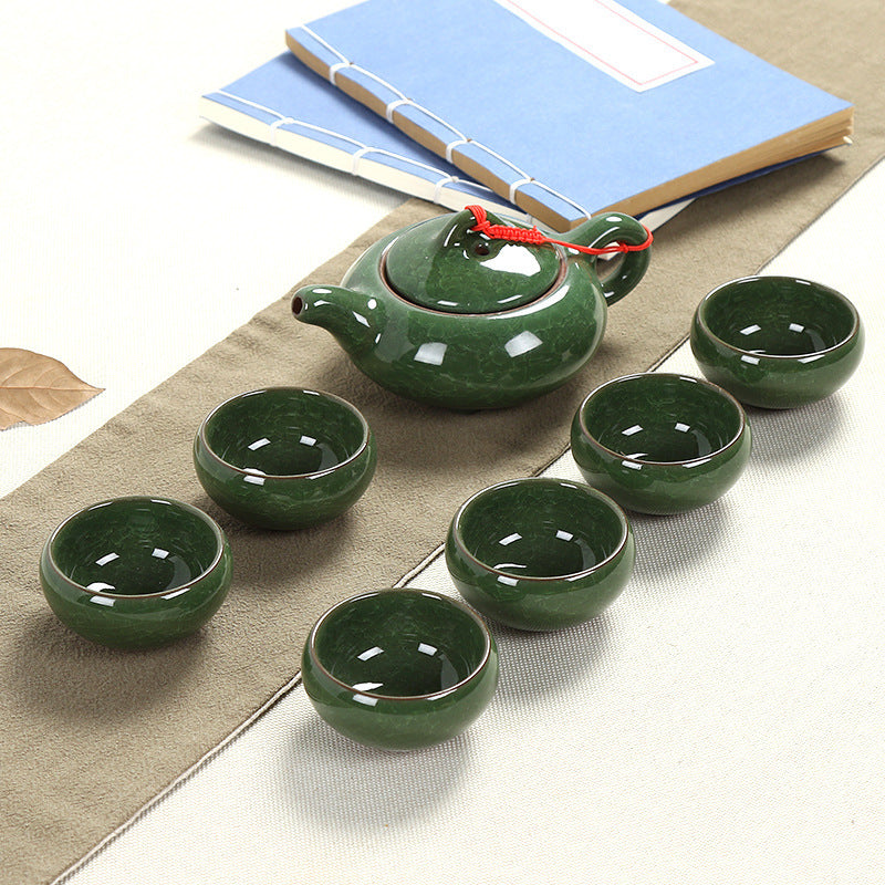 Flag Village Ceramic teapot tea set gift box