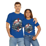 Flag Village UK Vintage Car Flag T-SHIRT Heavy Cotton Tee UK0016