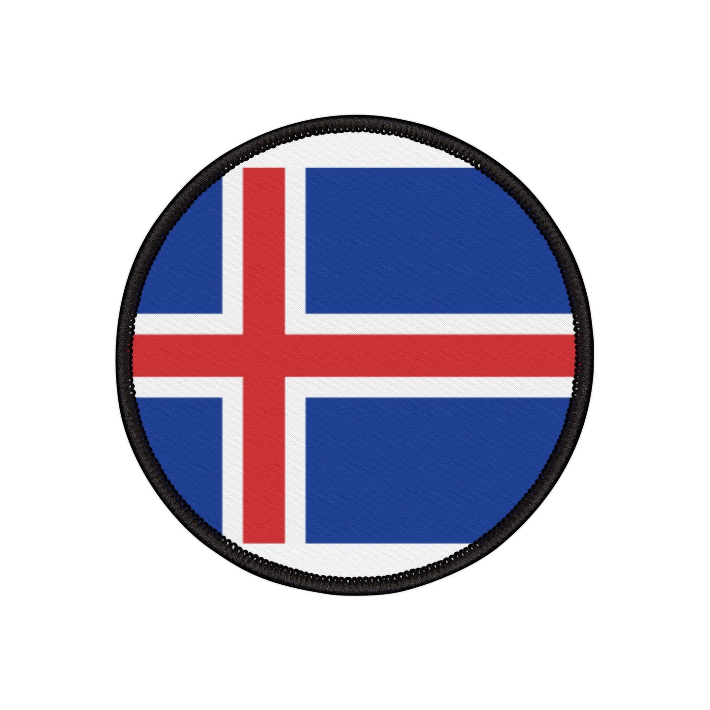 Flag Village Iceland Flag Embroidery Iron-On Patches
