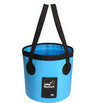 Flag Village Portable Travel Bag Fishing Bucket Folding Bucket Bag Outdoor Convenient Travel Car Wash Bucket Outdoor Waterproof Bag