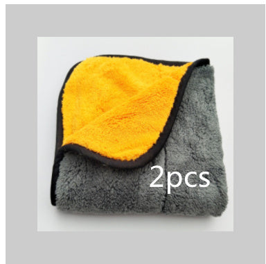 Flag Village Auto Tools Microfiber Car Wash Towel Absorbent Car Supplies Cleaning Cloth