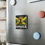 Flag Village JAMAICA Flag Sporting Porcelain Magnet, Square JAM0003