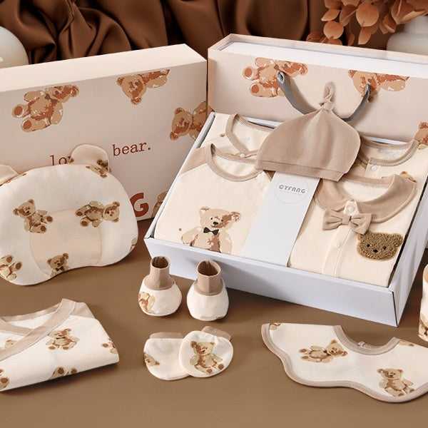 Flag Village Newborn Gift Box Newborn Baby Meeting Etiquette Clothes Suit
