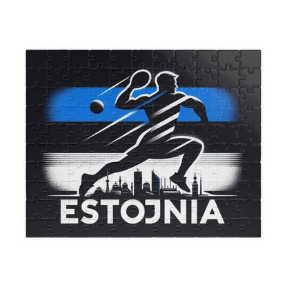 Flag Village Estonia Sporting Flag Puzzle (110, 252, 520, 1014-piece) EST0001