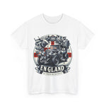 Flag Village UK Vintage Car Flag T-SHIRT Heavy Cotton Tee UK0015