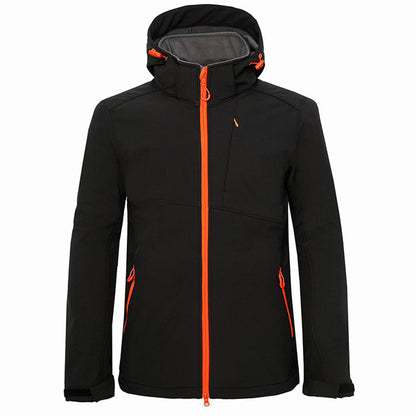 Flag Village Men's outdoor mountaineering storm suit windbreaker soft shell suit