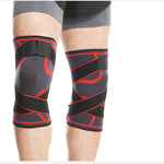 Flag Village Outdoor sports compression horoscope cross strap knee pads