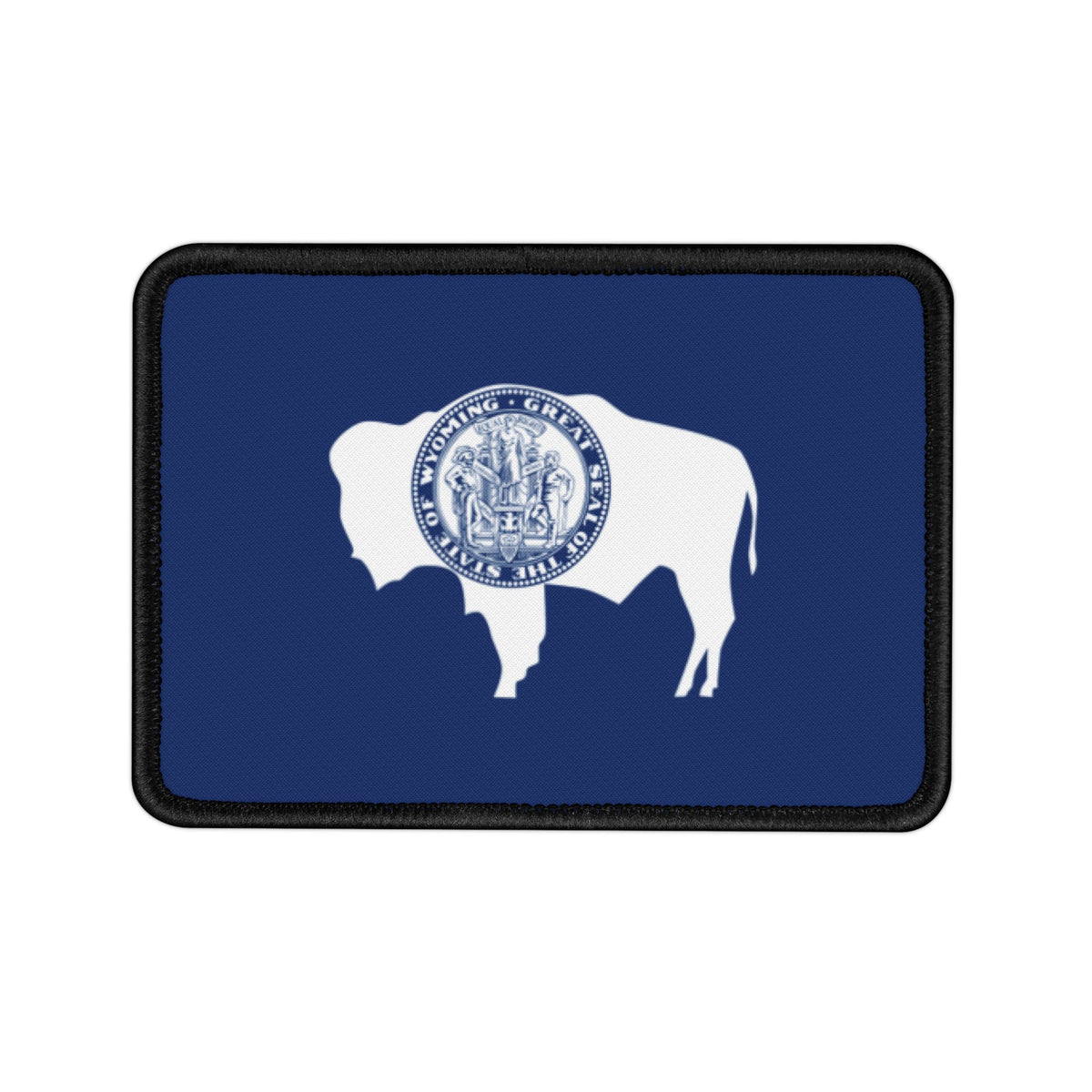 Flag Village Wyoming State Flag Embroidered Iron-On Patch
