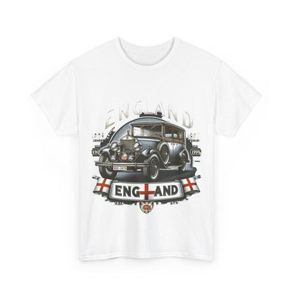 Flag Village UK Vintage Car Flag T-SHIRT Heavy Cotton Tee UK0013