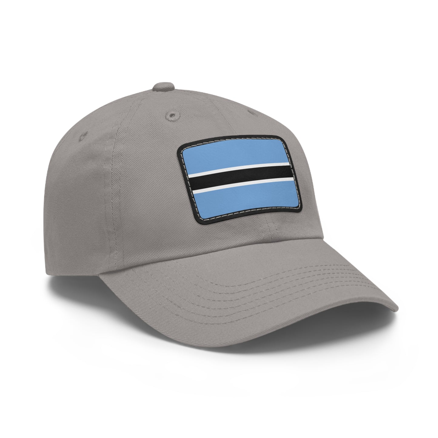 Flag Village Botswana Flag Hat Cap with Leather Patch