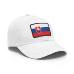 Flag Village Slovakia Flag Hat Cap with Leather Patch
