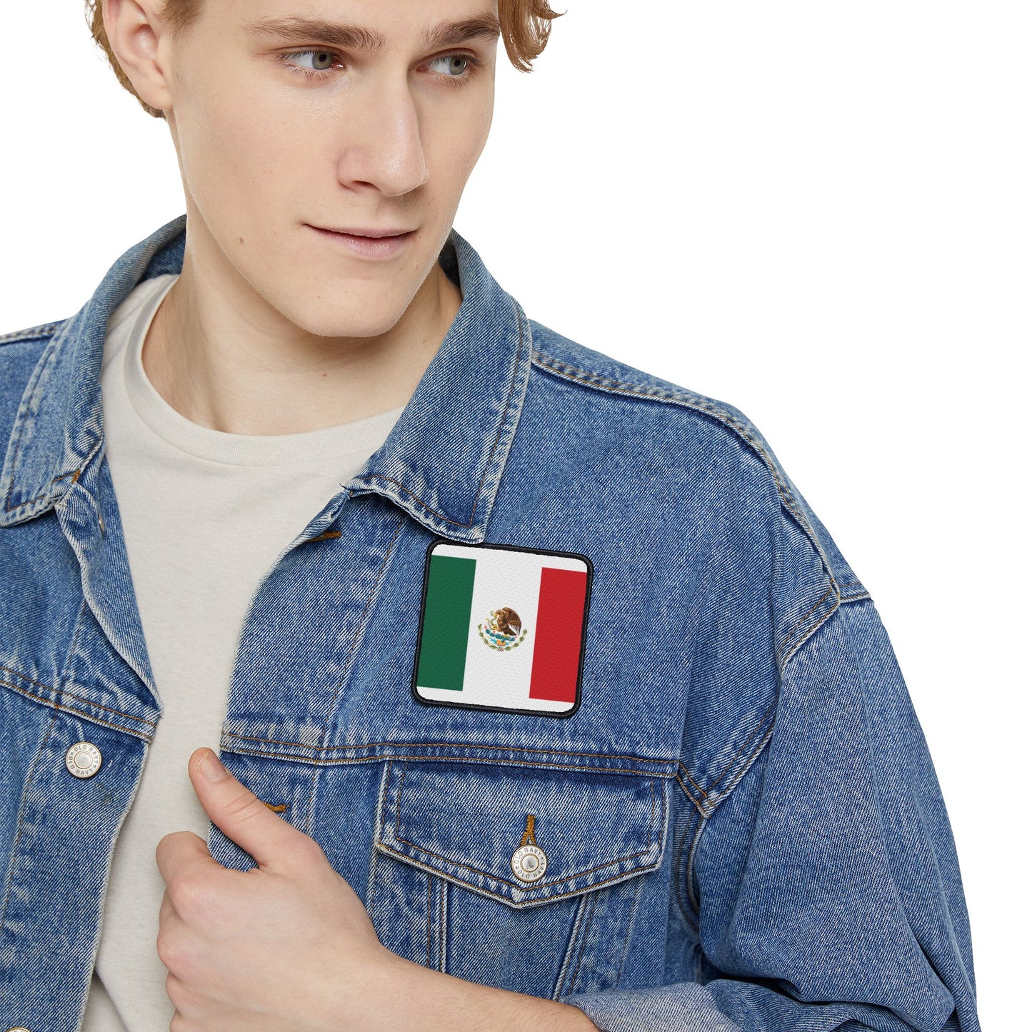 Flag Village Mexico Flag Embroidery Iron-On Patches