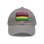 Flag Village Mauritius Flag Hat Cap with Leather Patch