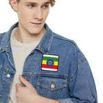Flag Village Ethiopia Flag Embroidery Iron-On Patches