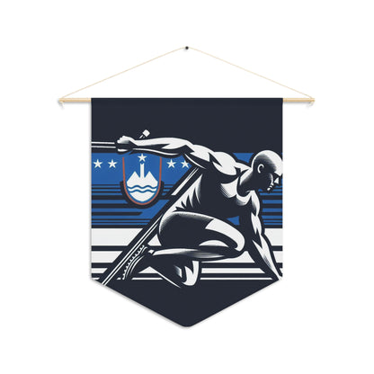 Flag Village Slovenia Flag Pennant Sporting Home Wall decoration SVN0001