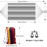 Flag Village Camping Hammock Balance Hammock Travel Beach Trekking Hammock
