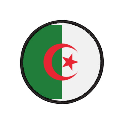 Flag Village Algeria Flag Embroidery Iron-On Patches