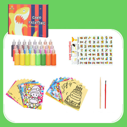Flag Village Sand Painting Gift Box Set
