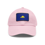 Flag Village USA Oregon (reverse) State Flag Hat Cap with Leather Patch