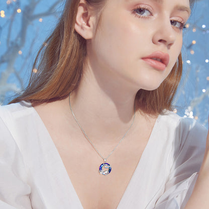 Flag Village Narwhal Necklace 925 Sterling Silver Unicorn of The Sea Jewelry Gifts