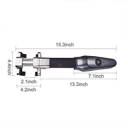 Flag Village Auto Tools Car Steering Wheel Lock with Keys