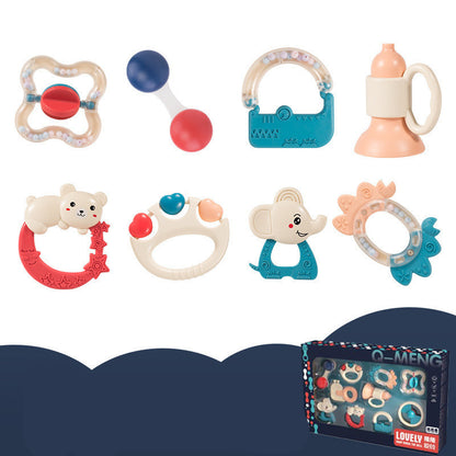 Flag Village Baby Rattle Plastic Toy Gift Box Set