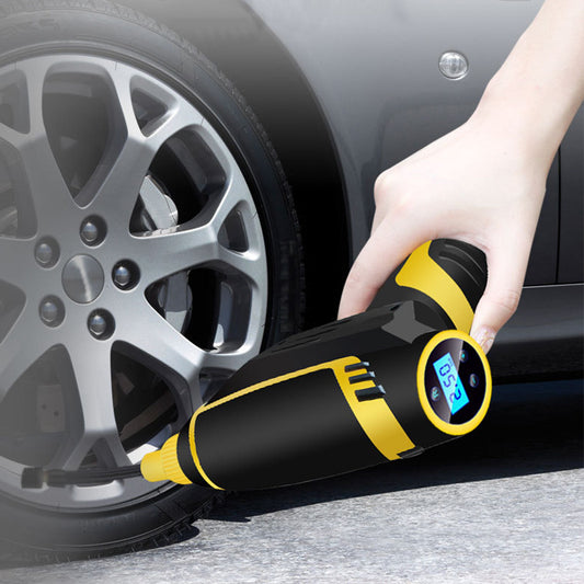 Flag Village Auto Tools Automatic Portable Handheld Digital LED Smart Car Air Compressor Pump