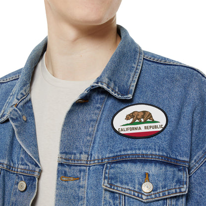 Flag Village California State Flag Embroidery Iron-On Patches