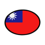 Flag Village Taiwan Flag Embroidery Iron-On Patches FV-PT0086
