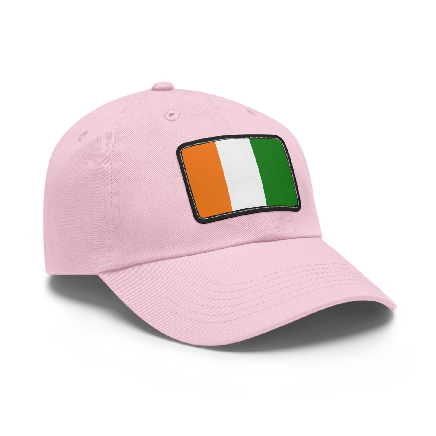 Flag Village Cote D'Ivoire(Ivory Coast) Flag Hat Cap with Leather Patch