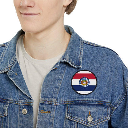 Flag Village Missouri State Flag Embroidery Iron-On Patches