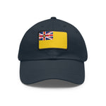 Flag Village Niue Flag Hat Cap with Leather Patch