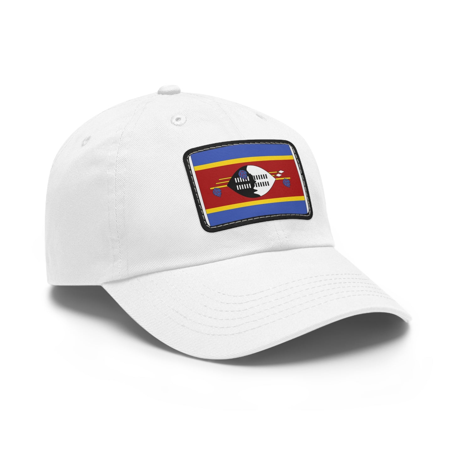 Flag Village Eswatini Flag Hat Cap with Leather Patch