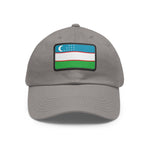 Flag Village Uzbekistan Flag Hat Cap with Leather Patch