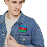 Flag Village Azerbaijan Flag Embroidery Iron-On Patches