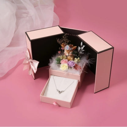 Flag Village Flower Gift Box Tanabata Valentine's Day Gift Packaging Box